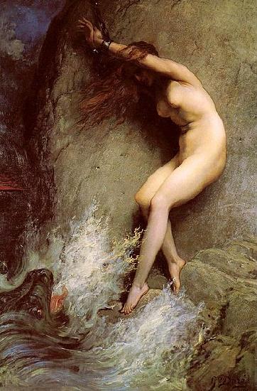Gustave Dore Andromeda Norge oil painting art